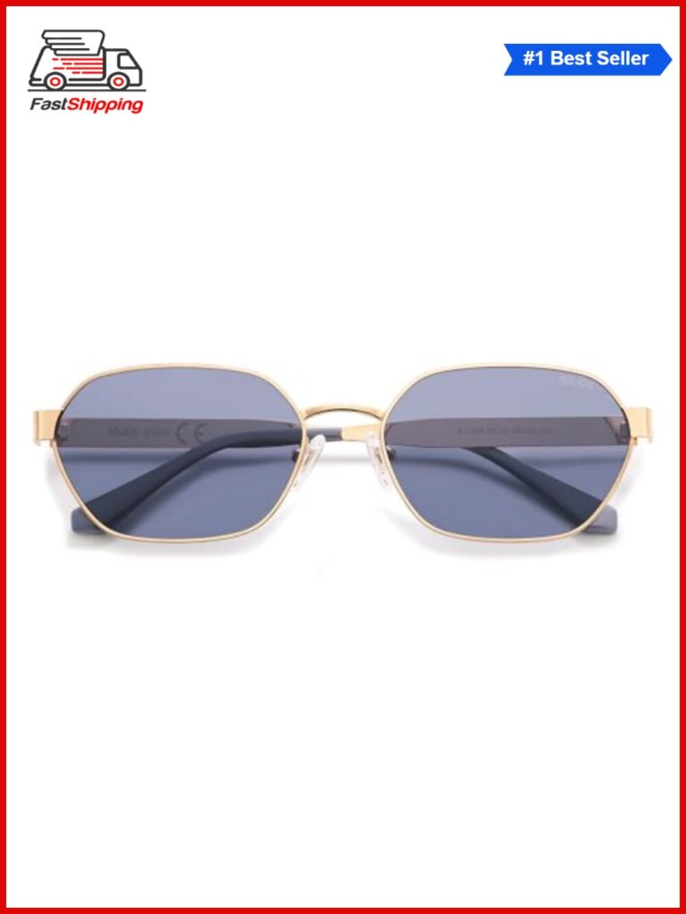 ✨SOJOS Trendy Polarized Hexagon Sunglasses UV400 Retro Flat Lens SJ1238